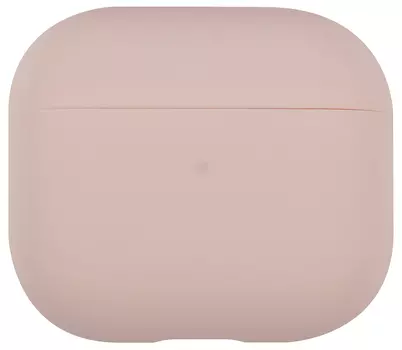 Чехол moonfish для AirPods 3, силикон, светло-розовый