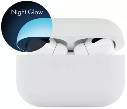 Чехол moonfish для AirPods Pro 2, силикон, «ночное свечение»