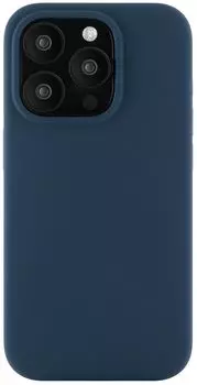 Чехол moonfish Magsafe для iPhone 15 Pro, силикон, тёмно-синий