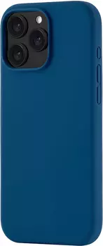 Чехол moonfish MagSafe для iPhone 16 Pro Max, силикон, soft-touch, темно-синий