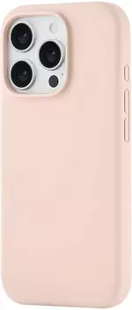 Чехол moonfish MagSafe для iPhone 16 Pro, силикон, soft-touch, розовый