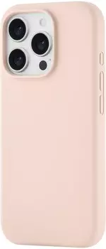 Чехол moonfish MagSafe для iPhone 16 Pro, силикон, soft-touch, розовый