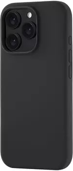 Чехол moonfish MagSafe для iPhone 16 Pro, силикон, soft-touch, черный