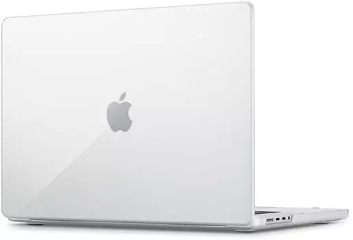 Чехол-накладка moonfish для MacBook Pro 16" (M3), soft-touch, прозрачный