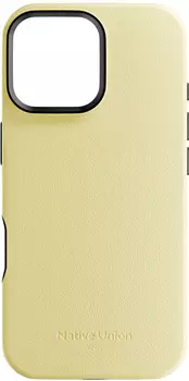 Чехол Native Union Active Case MagSafe для iPhone 16 Pro Max, лимонный