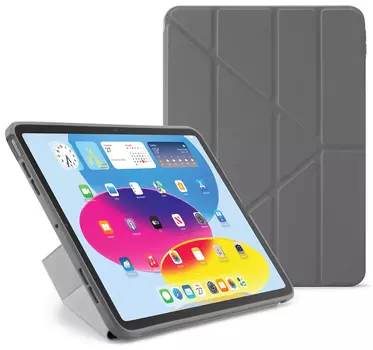 Чехол Pipetto для iPad 10.9 (2022) Origami Case, серый