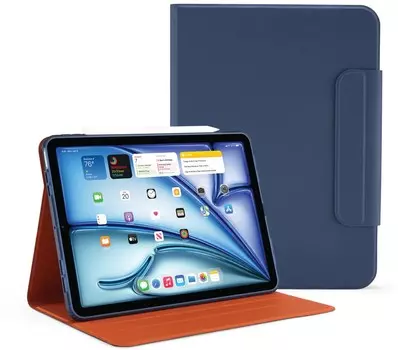 Чехол Pipetto для iPad Air 11 (2024) Origami No5 Rotating Folio Case, темно-синий