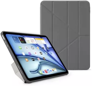 Чехол Pipetto для iPad Air 13 (2024) Origami No1 Case, серый