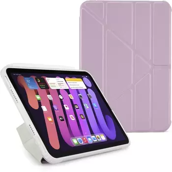 Чехол Pipetto для iPad Mini 6/7 Origami No 1, фиолетовый металлик