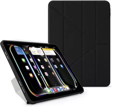 Чехол Pipetto для iPad Pro 11 (2024) Origami No1 Case, черный