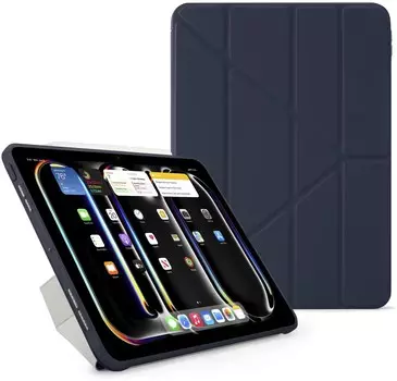 Чехол Pipetto для iPad Pro 13 (2024) Origami No1 Case, темно-синий
