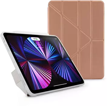 Чехол Pipetto Origami (TPU) для iPad 10,2", «розовое золото»
