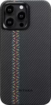 Чехол Pitaka Fusion Weaving MagEZ Case 4 для iPhone 15 Pro Max, кевлар, рапсодия