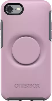 Чехол + Pop Symmetry Series для iPhone 7/8/SE, пластик, розовый
