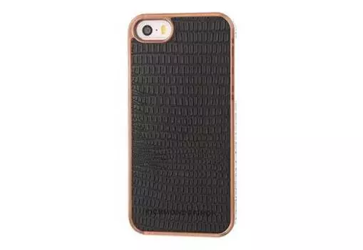 Чехол Richmond & Finch Framed Rose Reptile для iPhone 5/5s/SE черный