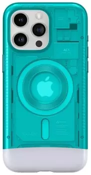 Чехол Spigen Classic C1 для iPhone 15 Pro, синий
