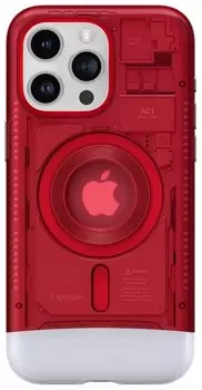 Чехол Spigen Classic C1 для iPhone 15 Pro, красный
