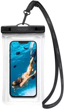 Чехол Spigen Waterproof Universal Float Case, прозрачный