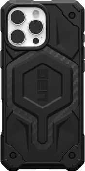 Чехол UAG Monarch Pro MagSafe для iPhone 16 Pro Max, черный карбон
