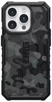 Чехол UAG Pathfinder SE MagSafe для iPhone 15 Pro Max, черный камуфляж