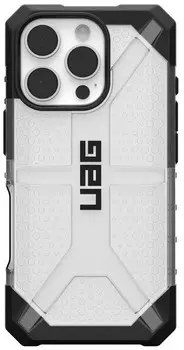 Чехол UAG Plasma Ice для iPhone 16 Pro, прозрачный+матовый лед