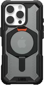 Чехол UAG Plasma XTE MagSafe для iPhone 16 Pro, черный+оранжевый