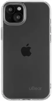 Чехол uBear Real Case для iPhone 15 Plus, прозрачный