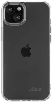 Чехол uBear Real Case для iPhone 15 Plus, прозрачный