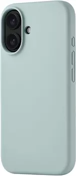 Чехол uBear Touch Case MagSafe для iPhone 16, soft-touch, холодная мята