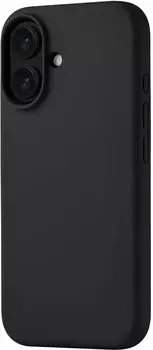 Чехол uBear Touch Case MagSafe для iPhone 16, soft-touch, черный