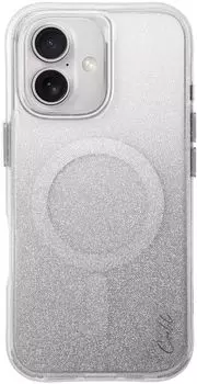 Чехол Uniq Coehl Lumino MagSafe для iPhone 16, серебристый