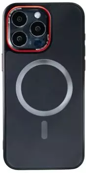 Чехол URR Matte Pure Glass MagSafe для iPhone 16 Pro, черный