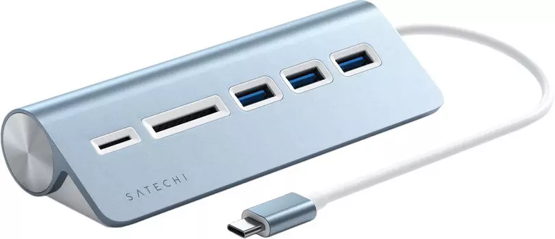Док-станция Satechi USB-C 5 в 1, синий