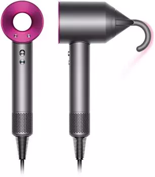 Фен Dyson Supersonic HD07, никель/фуксия