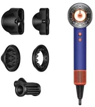 Фен Dyson Supersonic HD16, синий+топаз
