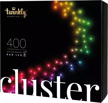 Гирлянда елочная электрическая Cluster 400 Multicolor LED (6м)