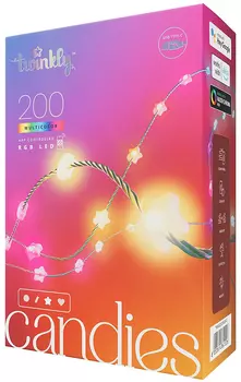 Гирлянда Twinkly Candies Star-Shaped 200 LED, 12 м