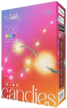 Гирлянда Twinkly Candies Star-Shaped 200 LED, 12 м