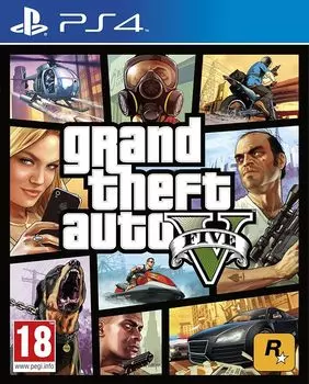 Игра PlayStation для PS4 Grand Theft Auto V, русские субтитры
