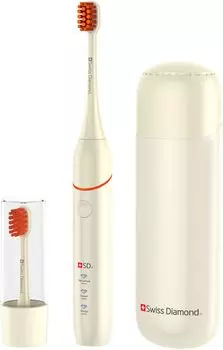 Электрическая зубная щетка Swiss Diamond Travel Care, бежевый
