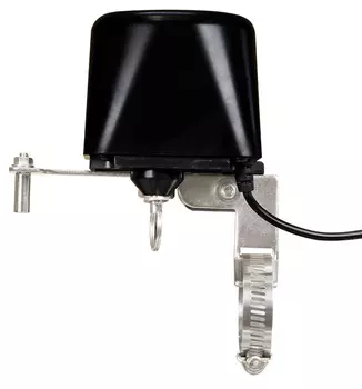 Электропривод для шарового крана воды и газа MOES Wi-Fi Smart Water Valve, Черный