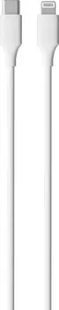 Кабель moonfish USBC - Lightning 1 м, силикон, белый