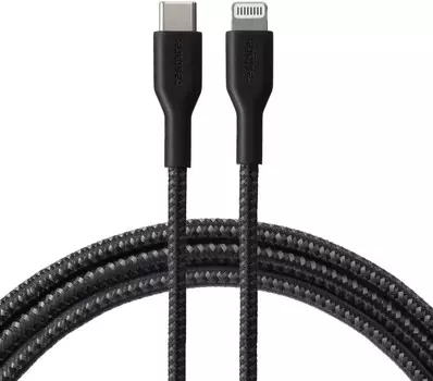 Кабель restore: hello, world! USB-C - Lightning, 1.2 м, черный