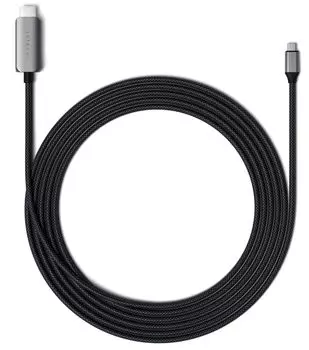 Кабель Satechi USB-C - HDMI, 2 м, серый космос