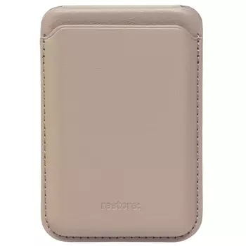 Кардхолдер для смартфона restore: hello, world! Magsafe, экокожа, бежевый