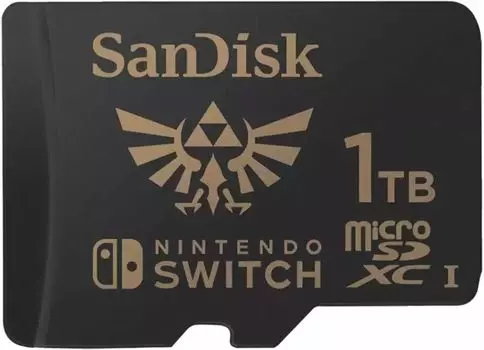 Карта памяти SanDisk microSDXC Nintendo Switch 1 ТБ, черный