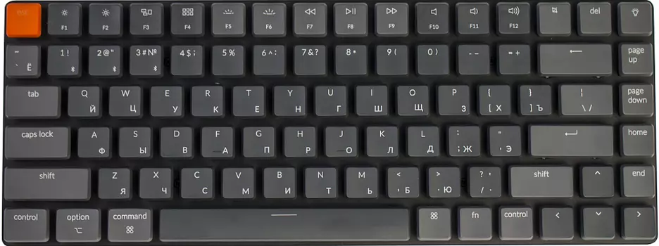 Клавиатура Keychron K3 с RGB подсветкой, темно-серый