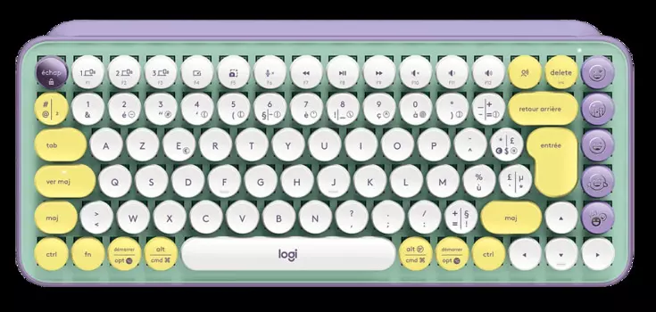 Клавиатура Logitech Pop Keys, мятный