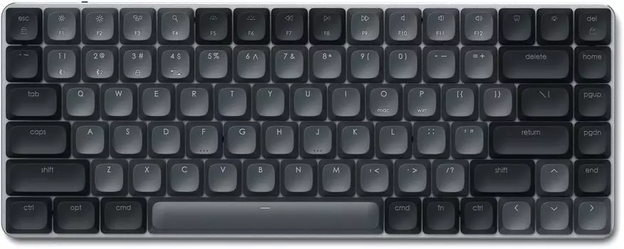 Клавиатура механическая с подсветкой Satechi SM1 Slim Mechanical Backlit Bluetooth Keyboard, темно-серый