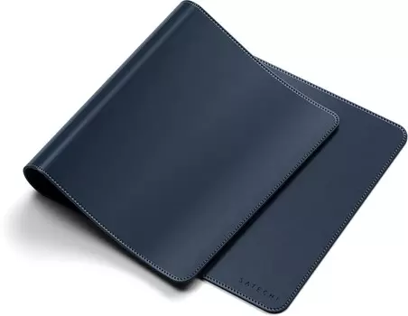 Коврик для мыши Satechi Vegan-Leather Premium Desk Mat, синий